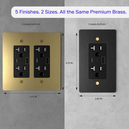 Brass Power Connection