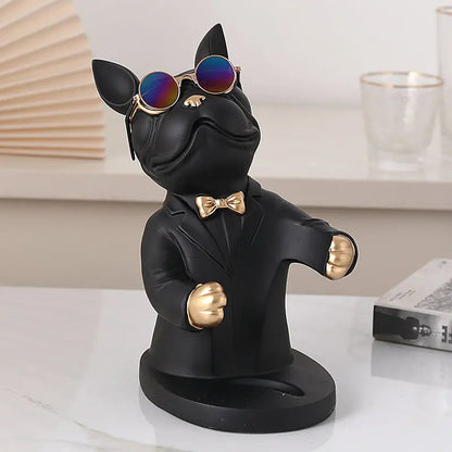 Charming Canine Wine Glass Holder | Handmade Table Accent