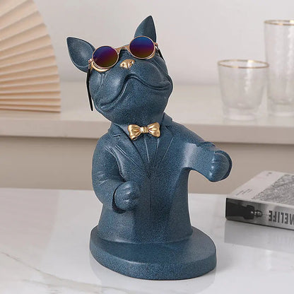 Charming Canine Wine Glass Holder | Handmade Table Accent