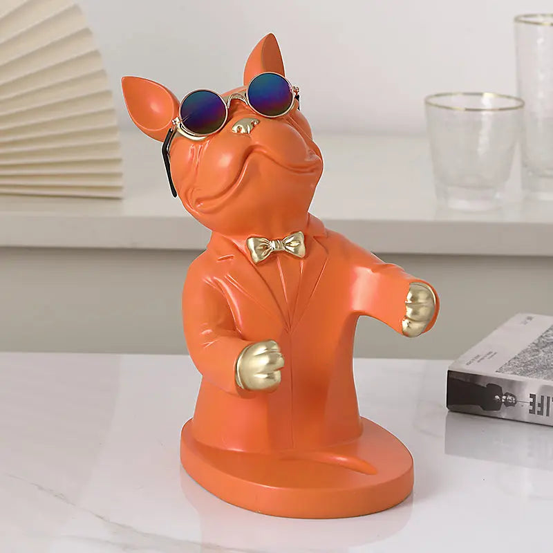 Charming Canine Wine Glass Holder | Handmade Table Accent