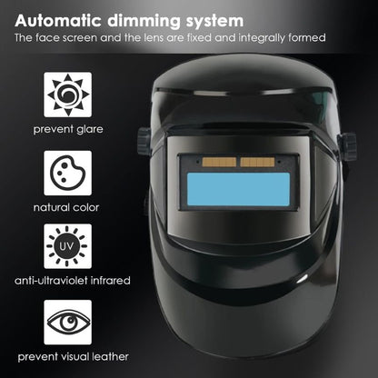 Auto-Dimming Welding Helmet with Integrated Headlight