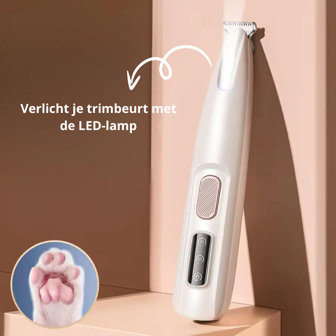 Silent and Waterproof Pet Trimmer for Cats and Dogs