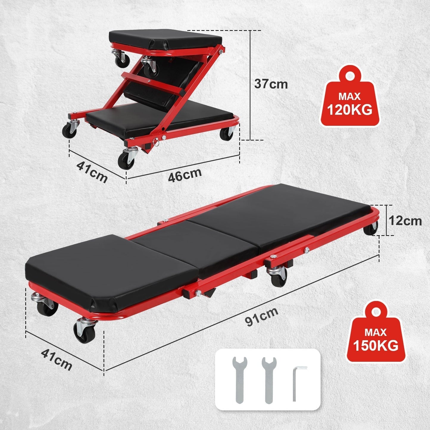 Workshop Couch Roller Board for Assembly – Car Use