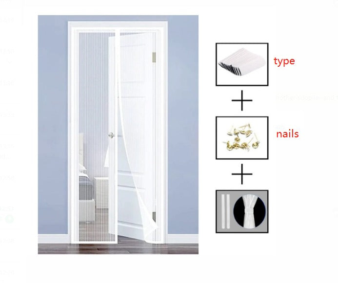 Magnetic Screen Door for Insect Protection