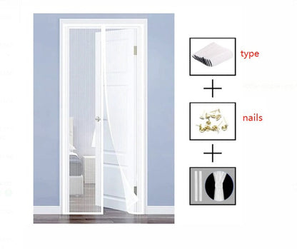 Magnetic Screen Door for Insect Protection