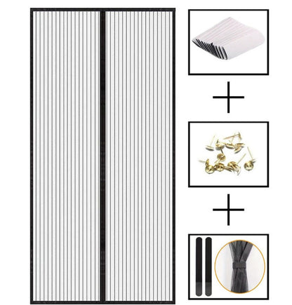 Magnetic Screen Door for Insect Protection