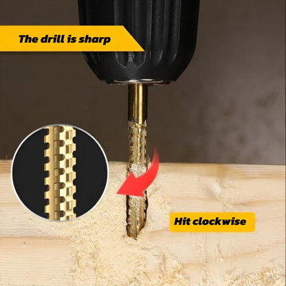 Precision Hole Saw Drill Set - 6 Pieces for Metal, Wood & Plastic