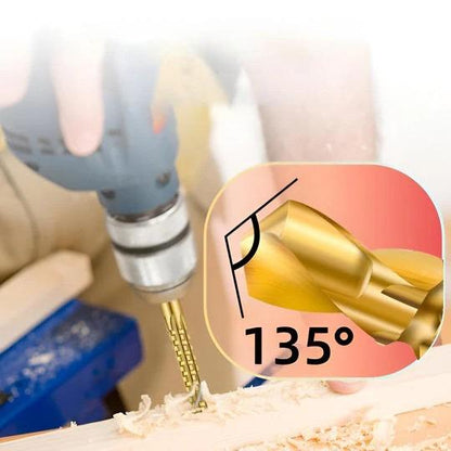 Precision Hole Saw Drill Set - 6 Pieces for Metal, Wood & Plastic