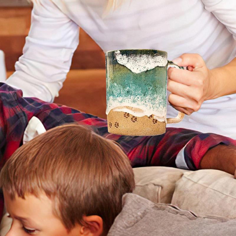 50% Off | 3D Printed Coastal Line Ceramic Coffee Mug