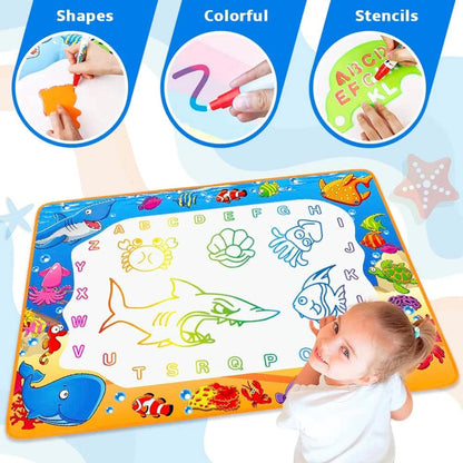 Large Water Drawing Mat for Kids - Inspires Creativity and Fun