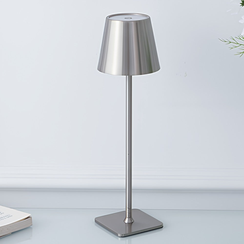 Touch-Controlled Tall LED Table Lamp with Dimmable Feature – Modern Design
