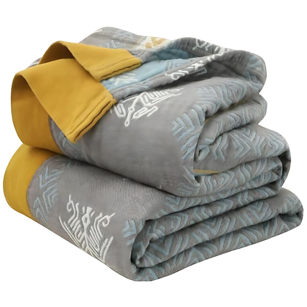 Serene Haven Reversible Cotton Comfort Blanket