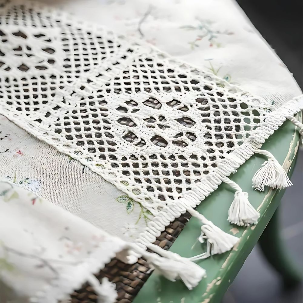Charming Floral Lace Window Panel for a Cozy Touch