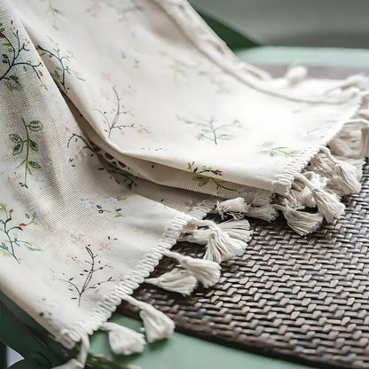 Charming Floral Lace Window Panel for a Cozy Touch