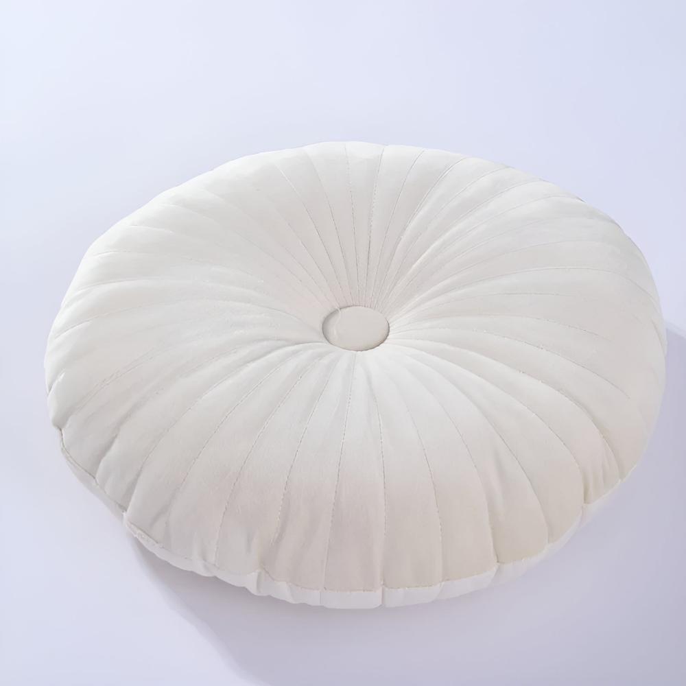 Whimsical Pumpkin-Shaped Cozy Cushion