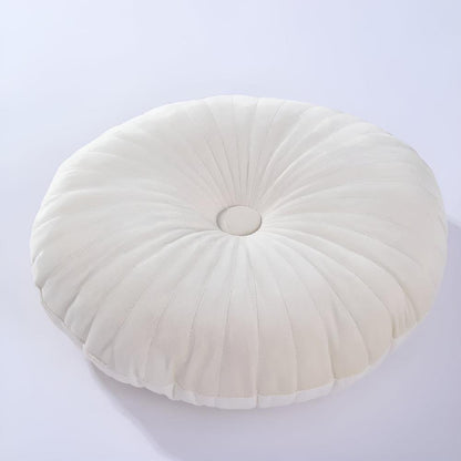 Whimsical Pumpkin-Shaped Cozy Cushion