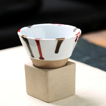 Japanese-Inspired Set of Artisanal Mugs for Coffee and Tea