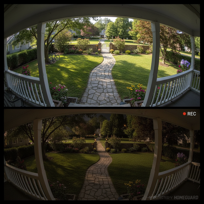 Smart Home Security Camera with Night Vision and Audio