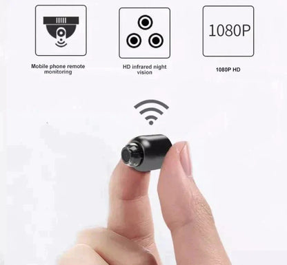 Smart Home Security Camera with Night Vision and Audio