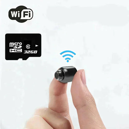 Smart Home Security Camera with Night Vision and Audio