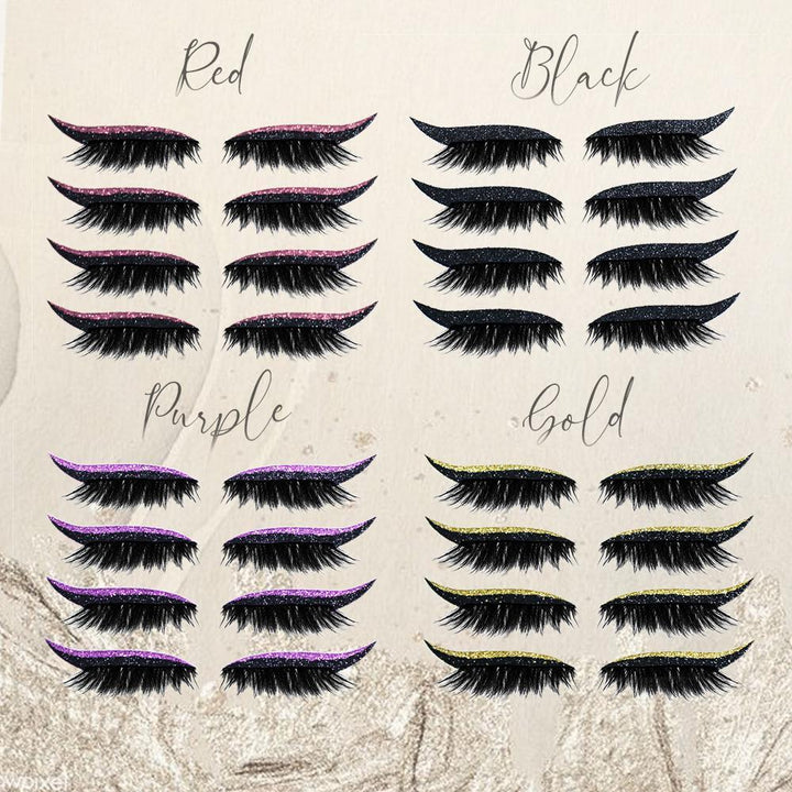 Reusable Sparkle Eye Liner Lash Stickers | Buy 1 Get 1 Free