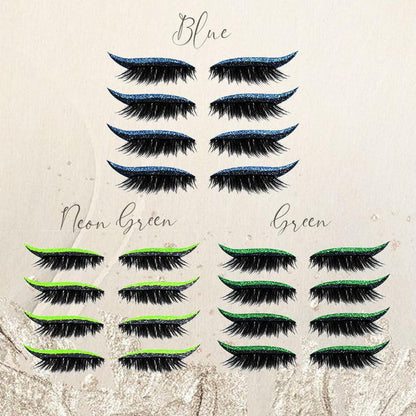 Reusable Sparkle Eye Liner Lash Stickers | Buy 1 Get 1 Free