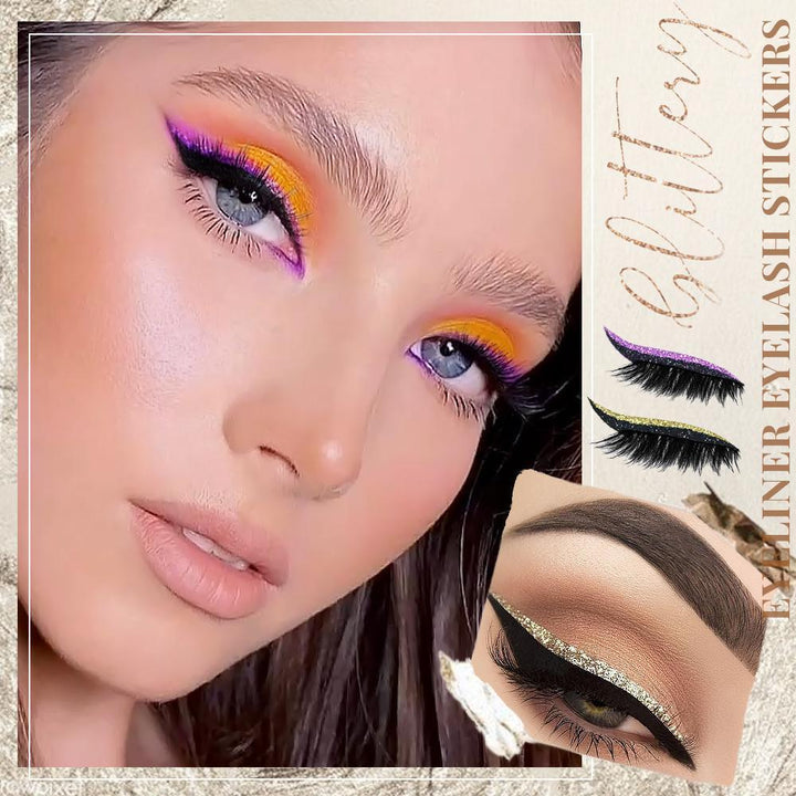 Reusable Sparkle Eye Liner Lash Stickers | Buy 1 Get 1 Free