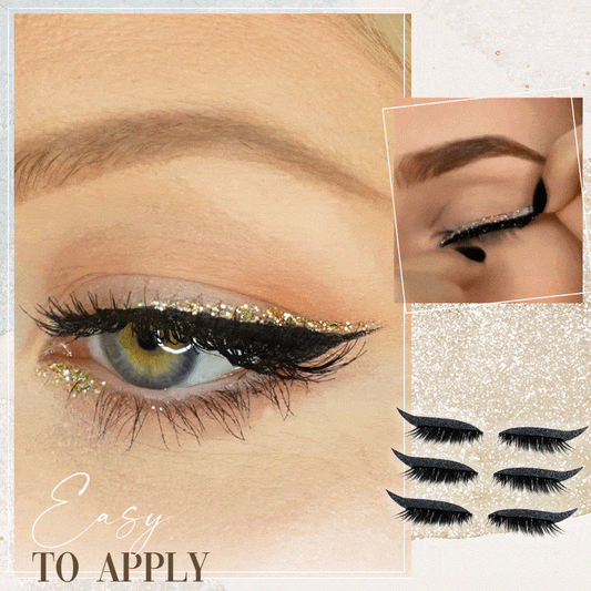 Reusable Sparkle Eye Liner Lash Stickers | Buy 1 Get 1 Free