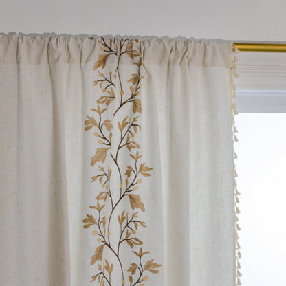 Botanical Charm Tassel Window Treatment