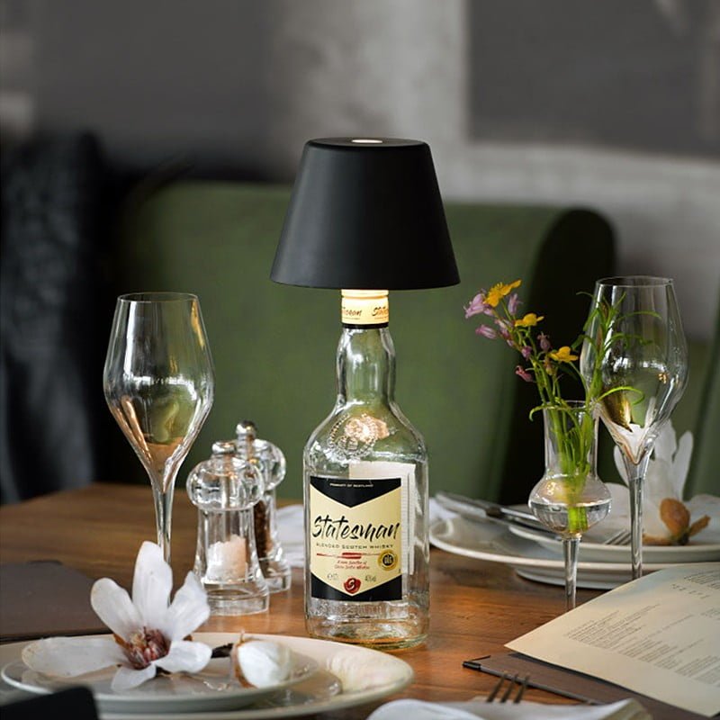Create Your Own Wireless Rechargeable Bottle Lamp Top
