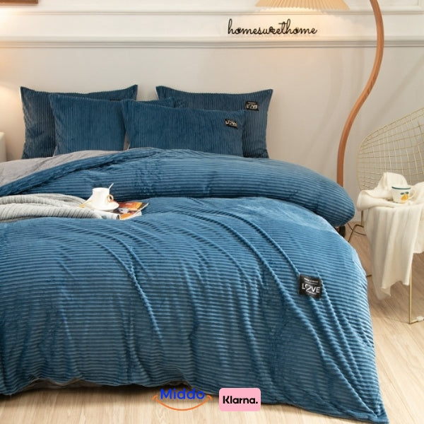 Soft Fleece Duvet Cover | Cozy, Zip Closure Bedding