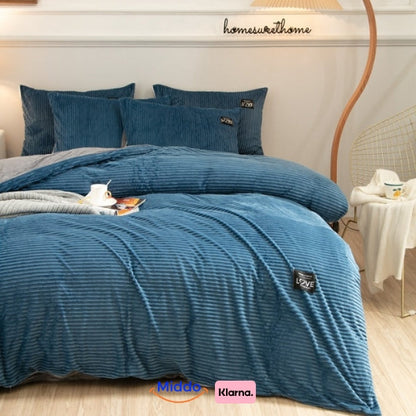 Soft Fleece Duvet Cover | Cozy, Zip Closure Bedding