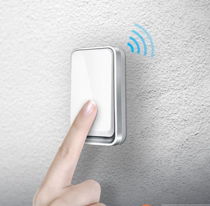 Cordless Door Chime with Waterproof Design and Extended Range