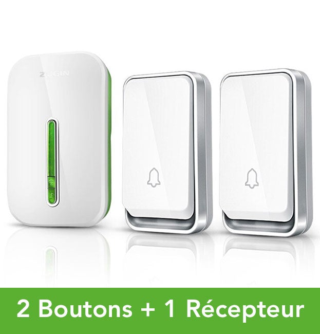 Cordless Door Chime with Waterproof Design and Extended Range
