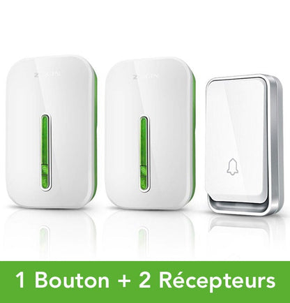 Cordless Door Chime with Waterproof Design and Extended Range