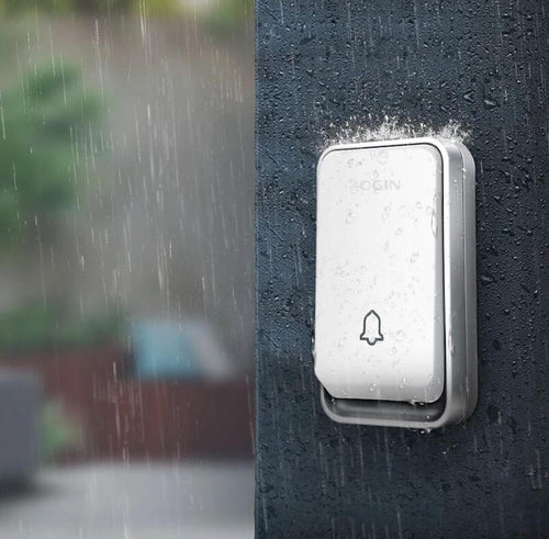 Cordless Door Chime with Waterproof Design and Extended Range