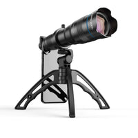 With tripod