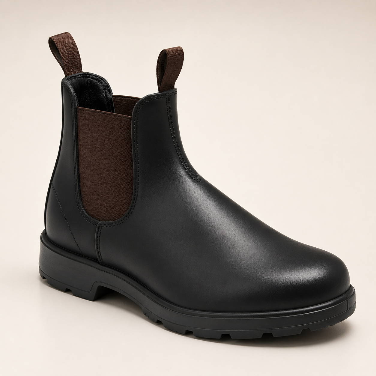 Waterproof Leather Ankle Boots for Women – Slip-On Chelsea Style