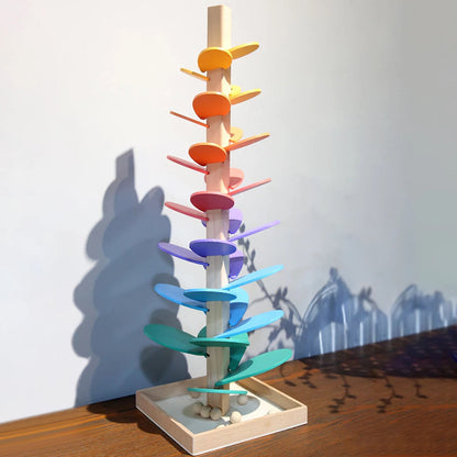 Magical Marble Grove - A Whimsical Wooden Play Tree