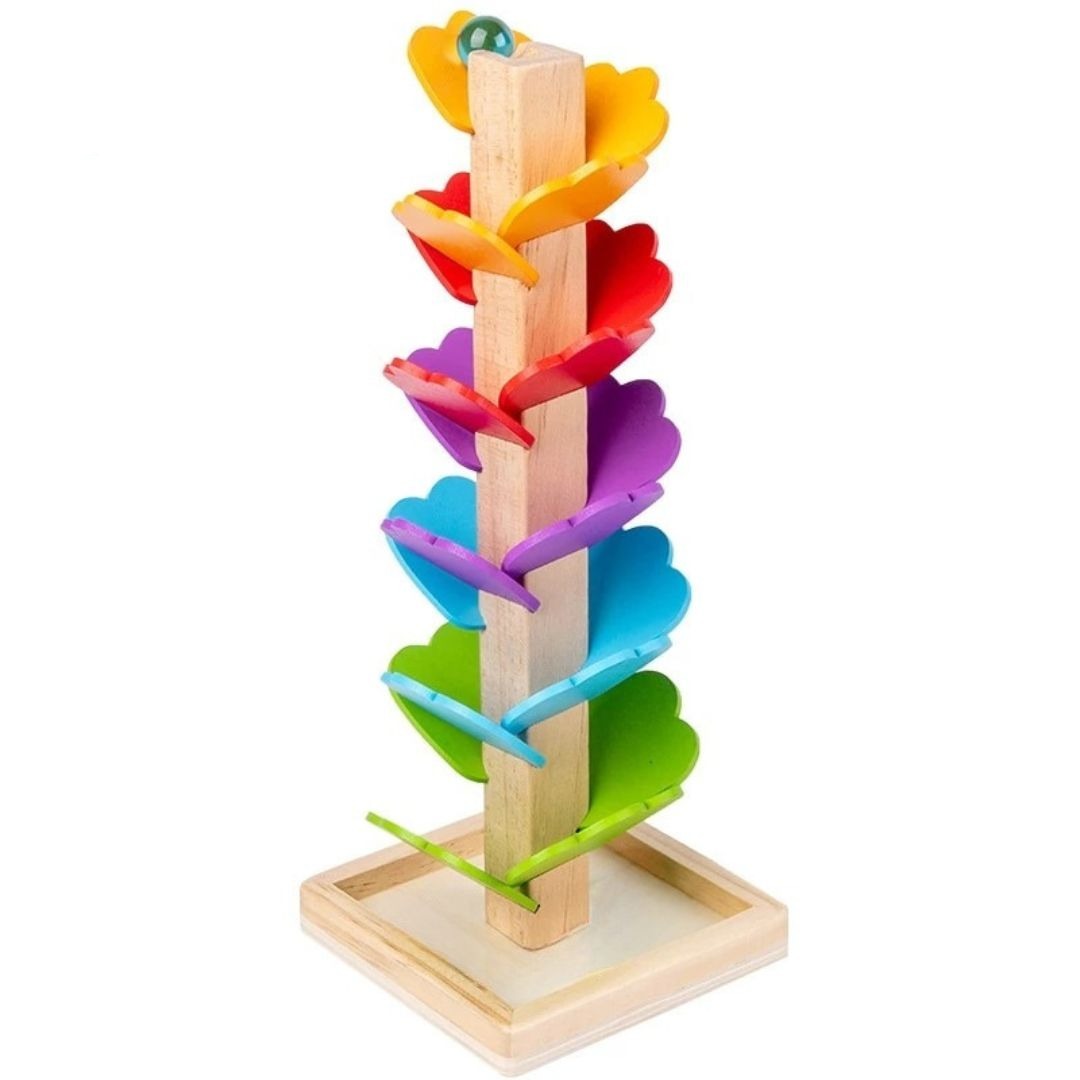 Magical Marble Grove - A Whimsical Wooden Play Tree