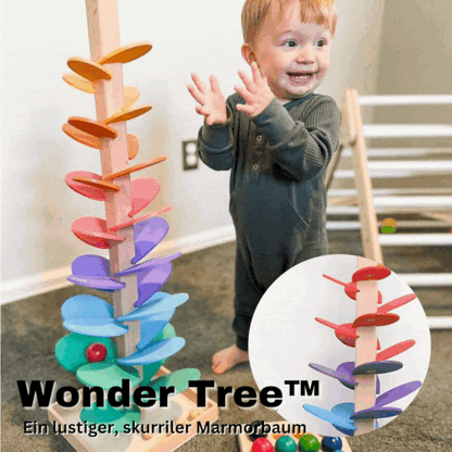 Magical Marble Grove - A Whimsical Wooden Play Tree