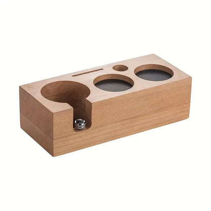 Sleek Espresso Tamper Organizer Station