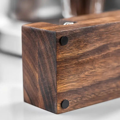 Sleek Espresso Tamper Organizer Station
