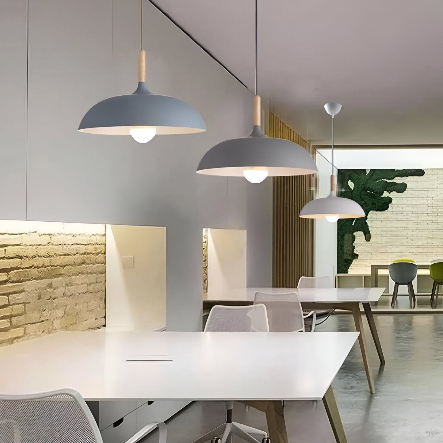 Nordic Wood LED Pendant Light with Japandi Design for Modern Interiors