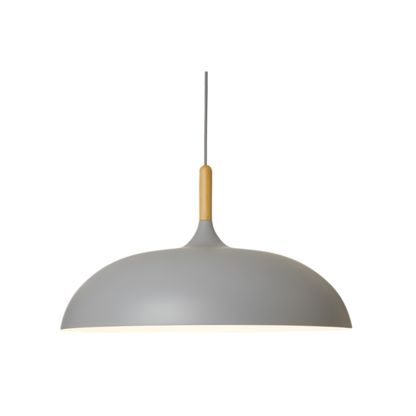 Nordic Wood LED Pendant Light with Japandi Design for Modern Interiors