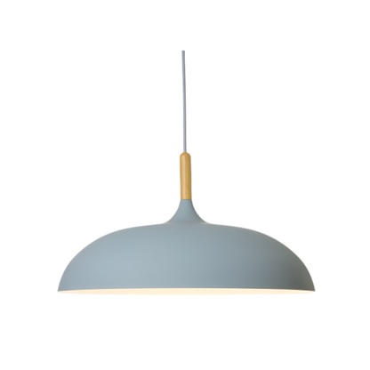 Nordic Wood LED Pendant Light with Japandi Design for Modern Interiors
