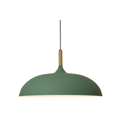 Nordic Wood LED Pendant Light with Japandi Design for Modern Interiors