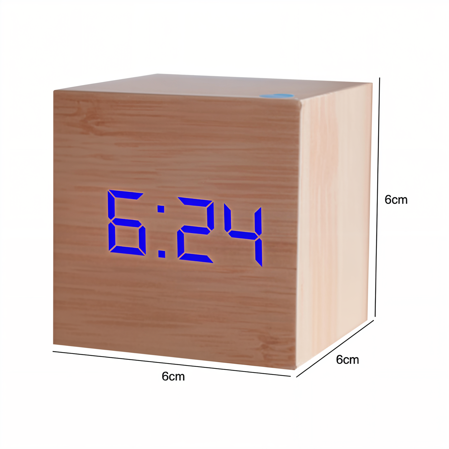 Elegant Wooden LED Digital Clock