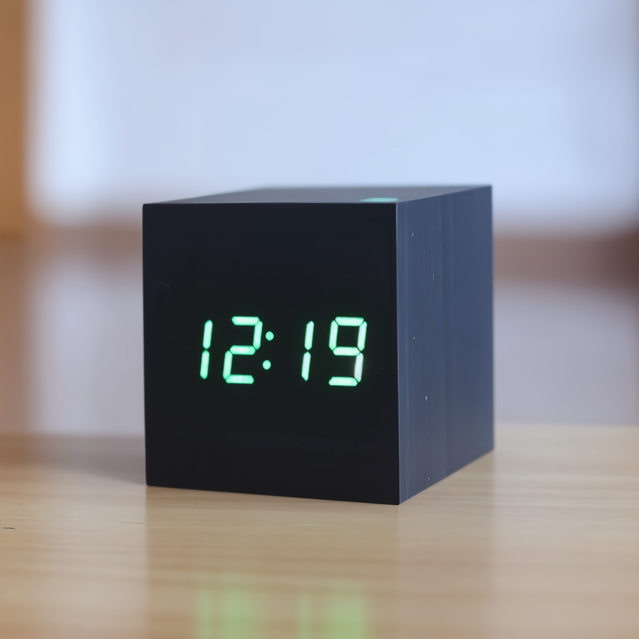 Elegant Wooden LED Digital Clock