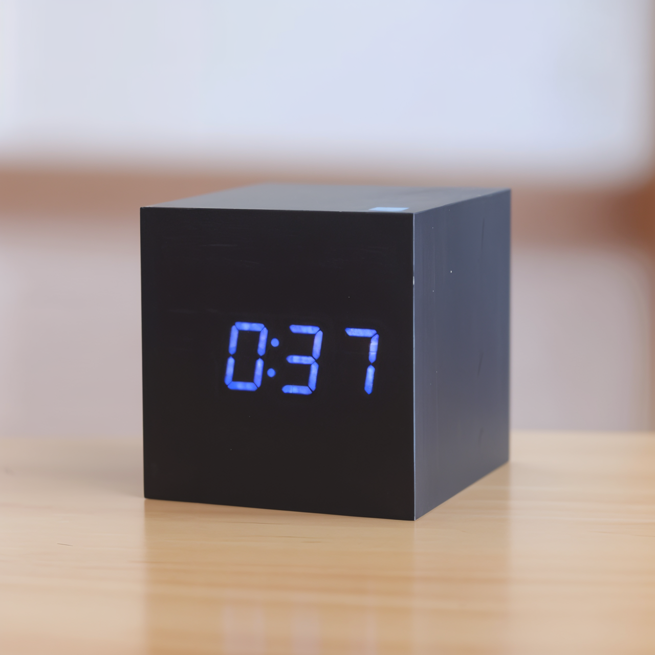 Elegant Wooden LED Digital Clock